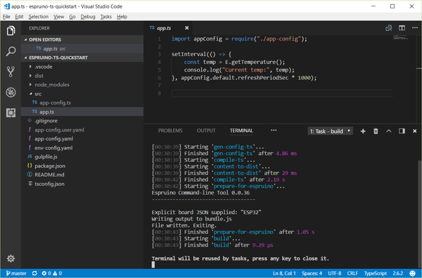 Файл:Typescript and Visual Studio Code IDE build-output.png