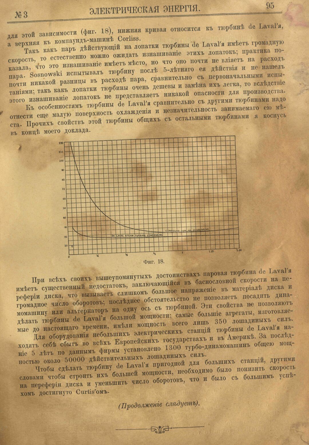 Рис. 1. Журнал Электрическая Энергiя, 3 номер, март, 1904 года, страница 95