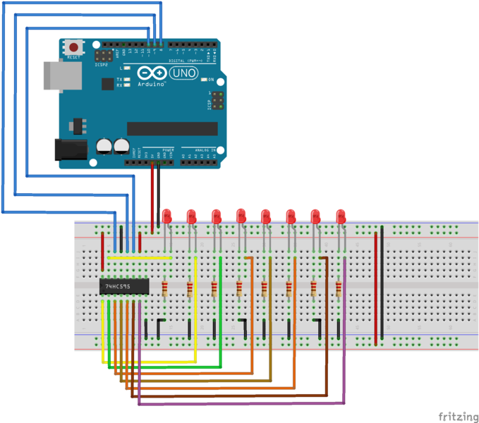 Файл:Arduino uno control led bar 74HC595 1.png