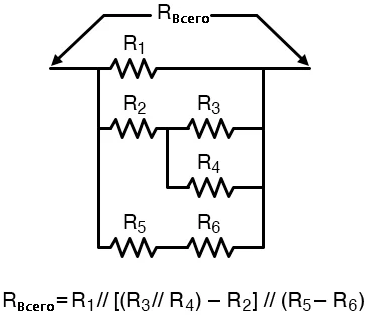 Рис. 9. Заменим реле на резисторы и выведем формулу общего сопротивления.
