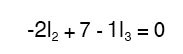 Рис. 17. Упрощаем уравнение для алгебраической суммы падений напряжения в правом контуре.