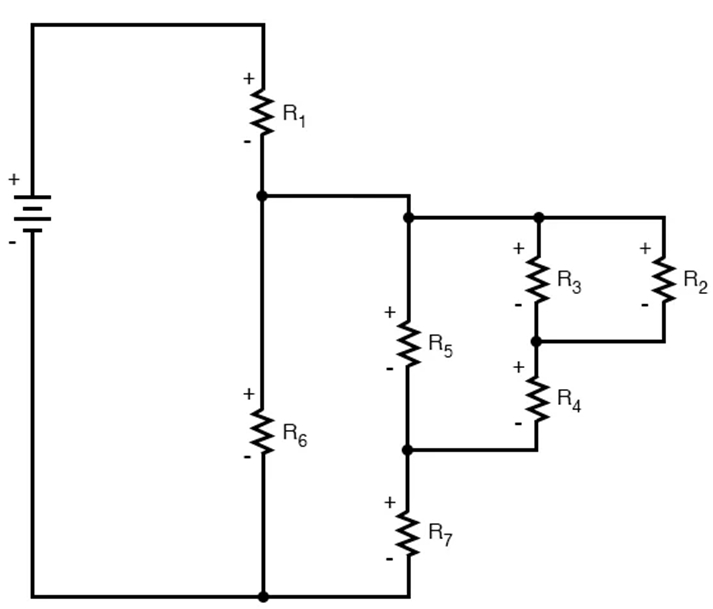 Рис. 13. Принципиальная электрическая схема в упрощённом виде, добавили последний контур.