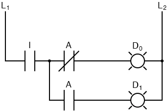 Рис. 3. Релейная схема демультиплексора.