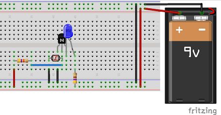Electronics Basics – How a Transistor Works LED LDR bb.png