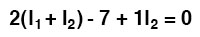 Рис. 6. Уравнение для правого контура.