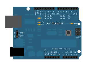 Рис. 1. Плата Arduino Uno