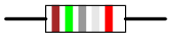 Рис. 6. Коричнево-зелёно-серо-серебристо-красная маркировка.