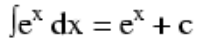 Рис. 1. Первообразная показательной функции от числа e.