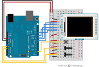 Arduino-вариация классической игрушки «Волшебный экран».