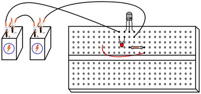 Рис. 2. Иллюстрация: полевой транзистор (JFET) в качестве переключателя.