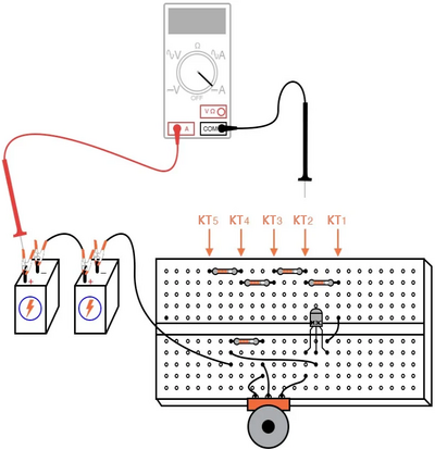 Рис. 2. Иллюстрация: JFET-транзистор в качестве регулятора тока.