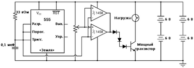 Рис. 1. Схематическая диаграмма: ШИМ-контроллер мощности.