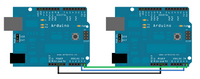 Настройка двух (или более) плат Arduino таким образом, чтобы они делились информацией по принципу «ведущая плата считывает / ведомая плата отсылает».