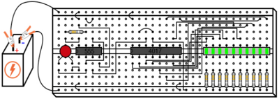 Рис. 2. Иллюстрация: светодиодный секвенсор.